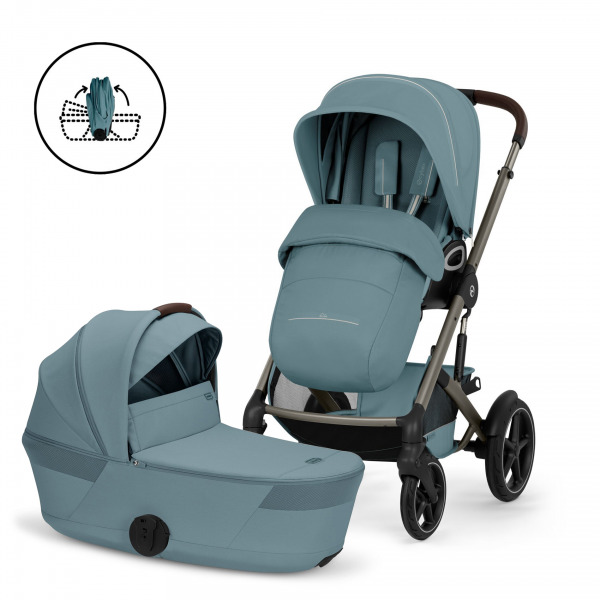 CYBEX Gold Talos 2026 2in1 �sszecsukhat� m�zesel - Stromy Blue